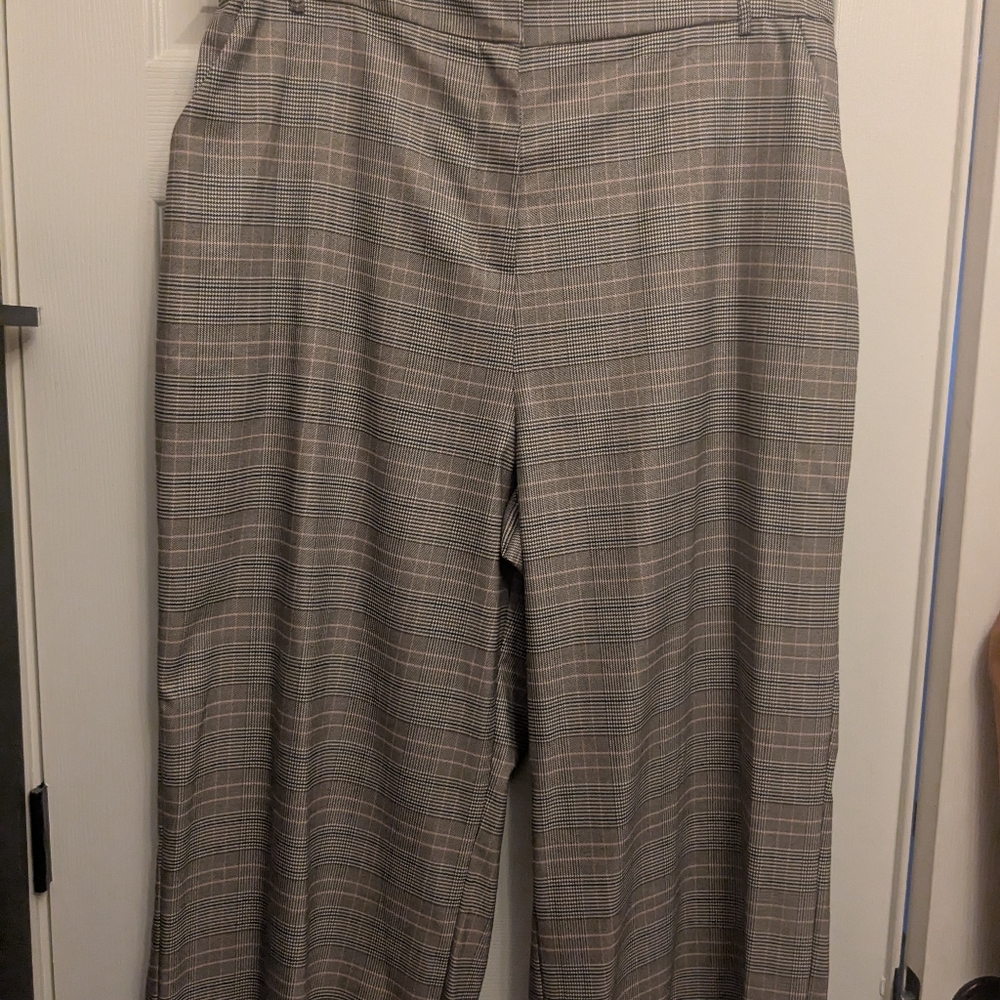 Sugarlips Checkered Trousers - Black and Pink